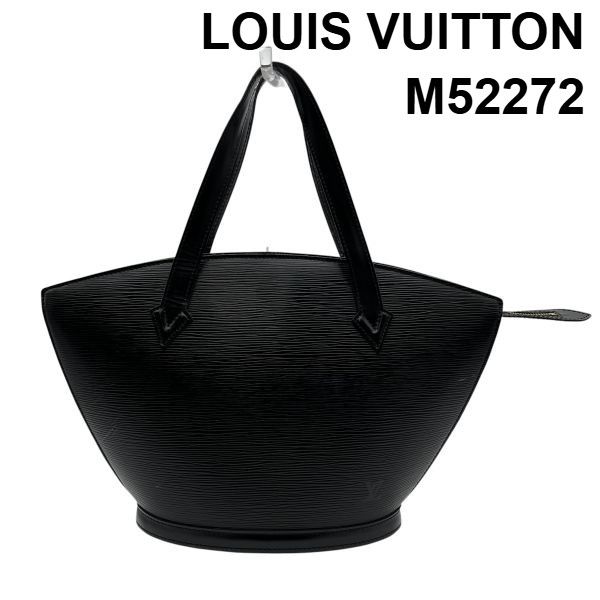 ● ルイヴィトン LOUIS VUITTON エピ サンジャック ハンドバッグ 鞄 トートバッグ 肩掛け ノワール 黒 レザー レディース 6V943