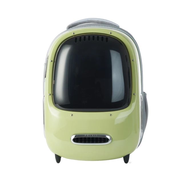 PETKIT猫用キャリーバッグ ペット 通気性 飛び出し防止機能を備え P7704 グリーン 6,510円