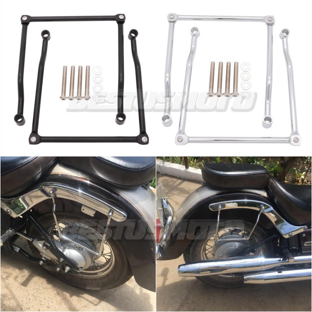 ホンダ VT750/VT400/シャドウ/VTX1800/スティード 用 サドルバッグサポートバーマウントブラケット