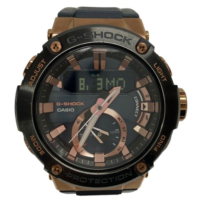 CASIO/カシオ/G-SHOCK/クオーツ腕時計/アナデジ/アナログ/デジタル/GST-B200/ブラック/メンズ/FB4666