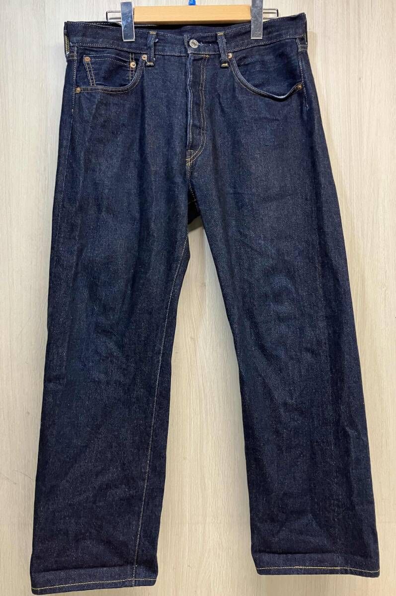 LEVI’S VINTAGE CLOTHING LVC 501XX PC9-50155-0079 リーバイス 1955年モデル 復刻 赤耳 濃紺 ジーンズ デニム ボタンフライ 日本製 W32