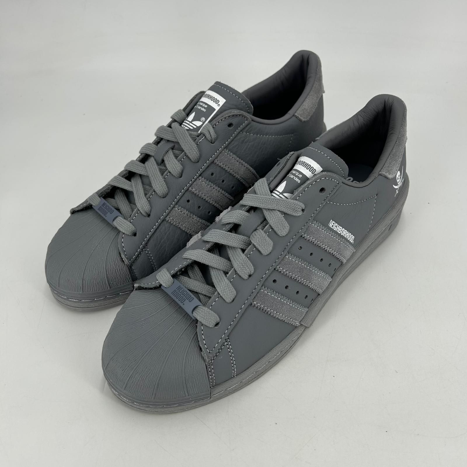 【イオン広店】 中古 adidas | アディダス スニーカー NEIGHBORHOOD × adidas Superstar 2024 IE6115 グレー 28.5cm 【126】 13,172円