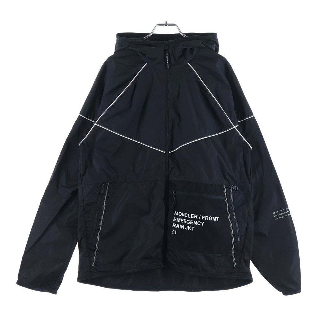 MONCLER (モンクレール) × FRAGMENT DESIGN HUNOR GIUBBOTTO G209U1A00001 フラグメントデザイン ウノアージップアップジャケット ブラック 23,793円