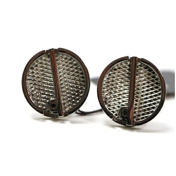 ダンヒル カフス 未使用 ロゴ シルバー 中古 Sランク dunhill メンズ 男性 ビジネス スーツ小物 カフスボタン
