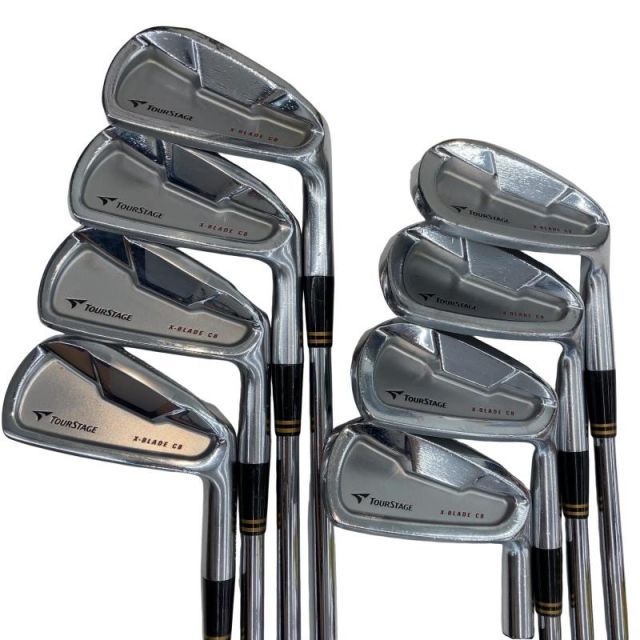 【中古】 ブリヂストン TOURSTAGE X-BLADE CB 8S アイアンセット IR Dynamic Gold (フレックスX) メンズ 男性用 右利き 右用 Cランク ゴルフクラブ 7,698円