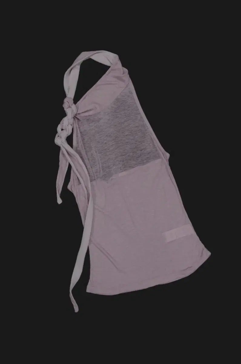 ベルソ COLOR-BLOCK SCARF HALTER-NECK TOP