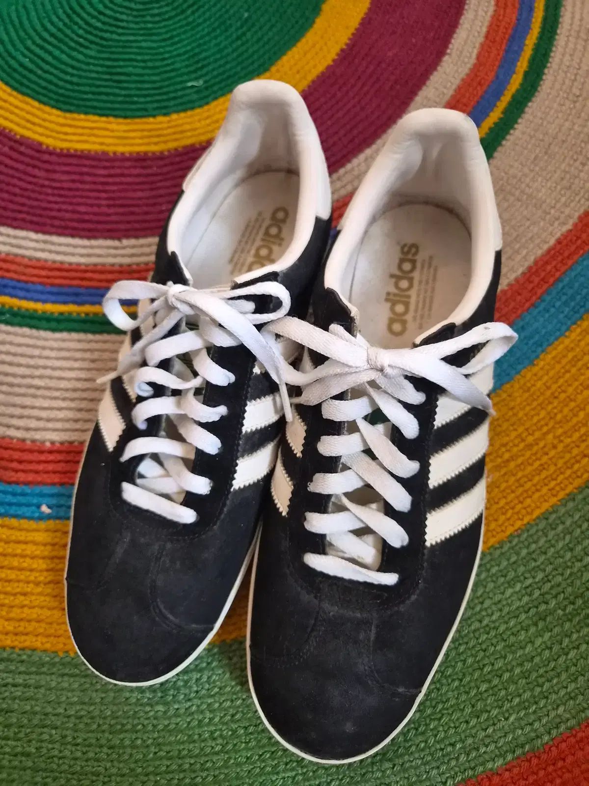 adidas ブラック ガゼル スウェード スニーカー 280サイズ