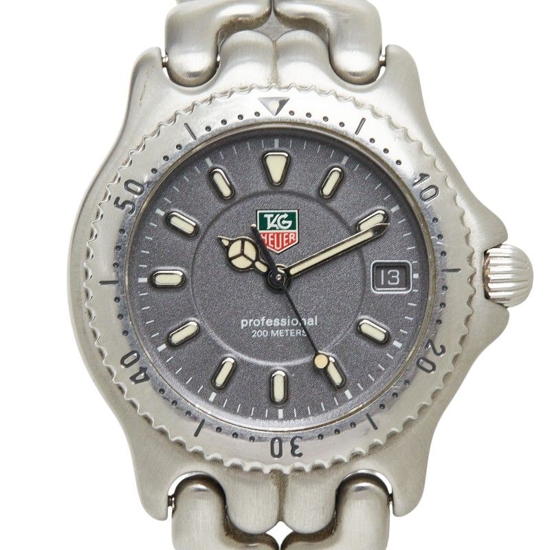 タグホイヤー セル プロフェッショナル200 腕時計 WG1213-KO グレー シルバー ステンレススチール ボーイズ TAG HEUER【227-78513】