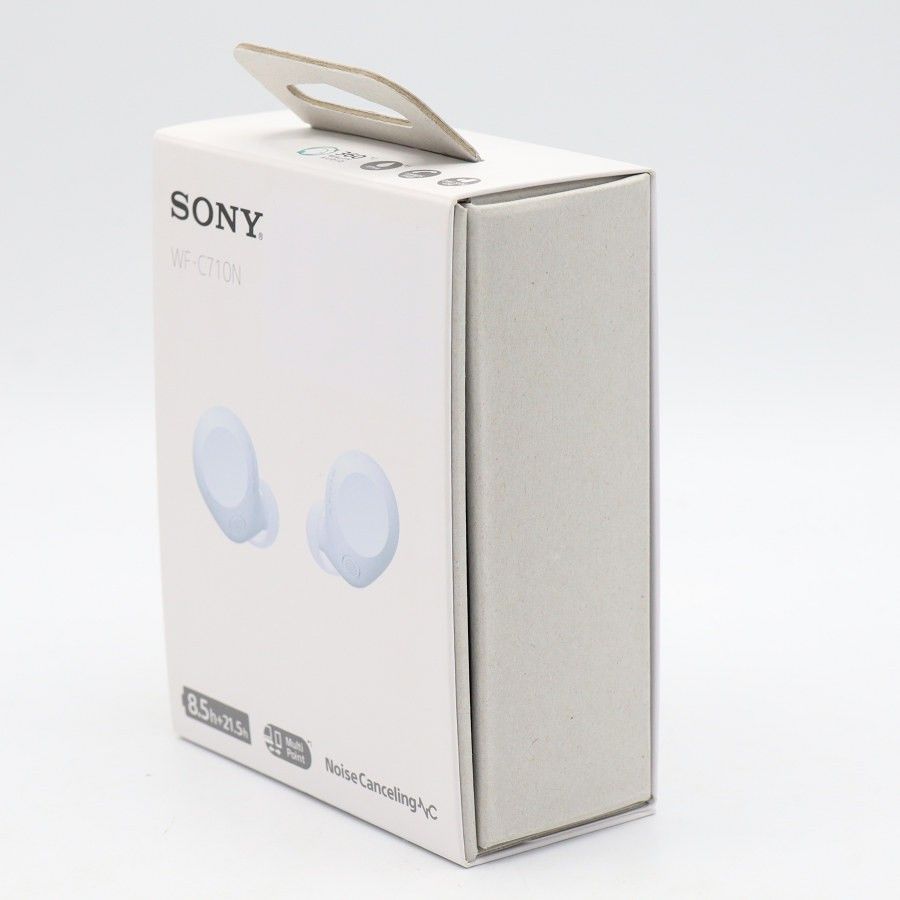 新品/訳あり】SONY WF-C710N-WZ ホワイト 完全ワイヤレスイヤホン 