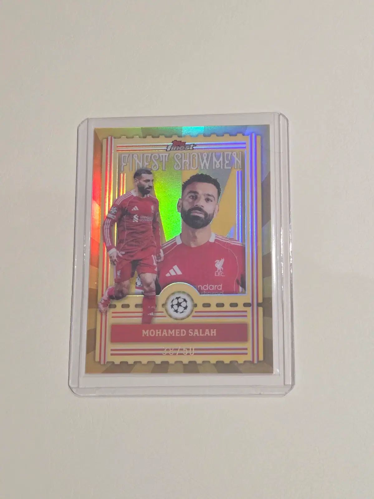 50限定 ウールサラ・モハメド TOPPS ファイネスト・ショーメン・インサート 50限定