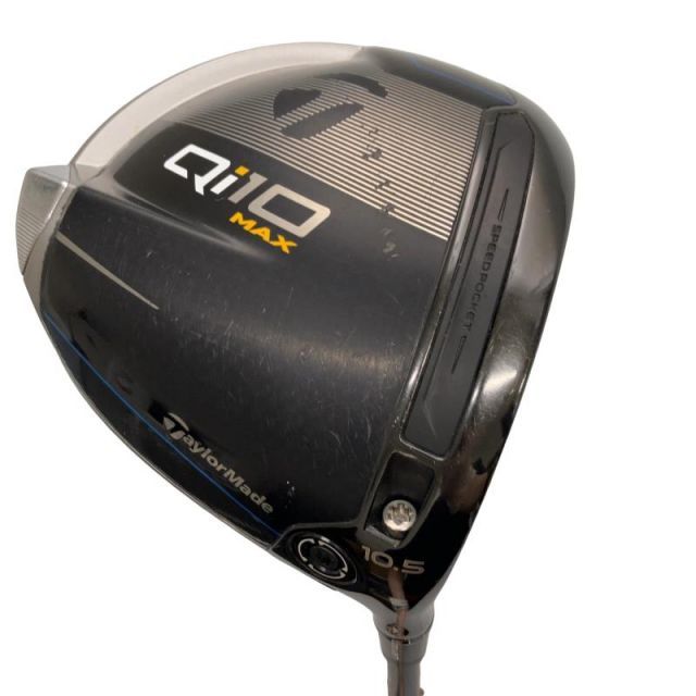 【中古】 テーラーメイド Qi10 MAX 10.5° ドライバー DR リシャフト (フレックスその他) メンズ 男性用 右利き 右用 Dランク ゴルフクラブ