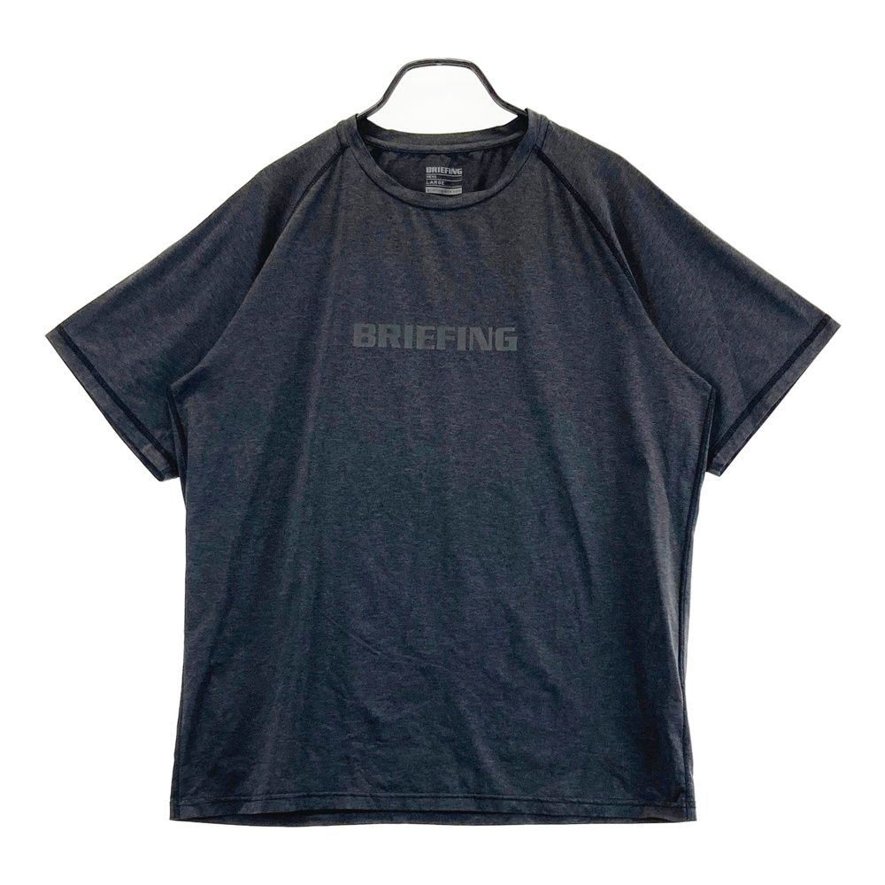 サイズ：L BRIEFING GOLF ブリーフィング 半袖Tシャツ グレー系 [240101743624] ゴルフウェア メンズ ストスト
