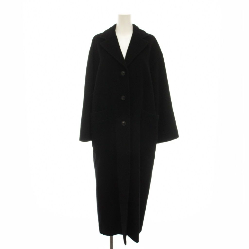 マックスマーラ MAX MARA チェスターコート ロング アウター ヴィンテージ 38 黒 ブラック カシミヤ混 /YM 16,717円