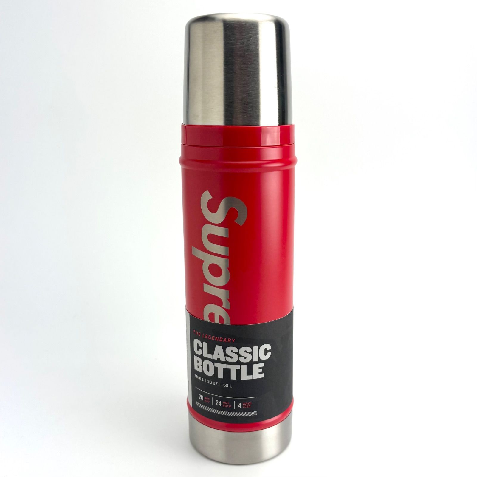未使用品 Supreme STANLEY Vacuum Insulated Bottle 20oz Red シュプリーム スタンレー 真空断熱ボトル レッド 水筒