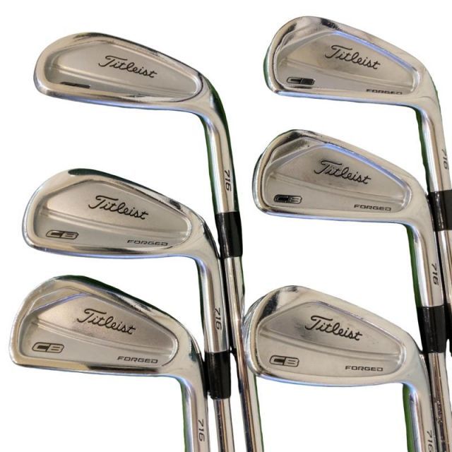 【中古】 タイトリスト Titleist CB 716 6S アイアンセット IR Dynamic Gold AMT (フレックスS) メンズ 男性用 右利き 右用 Cランク ゴルフクラブ