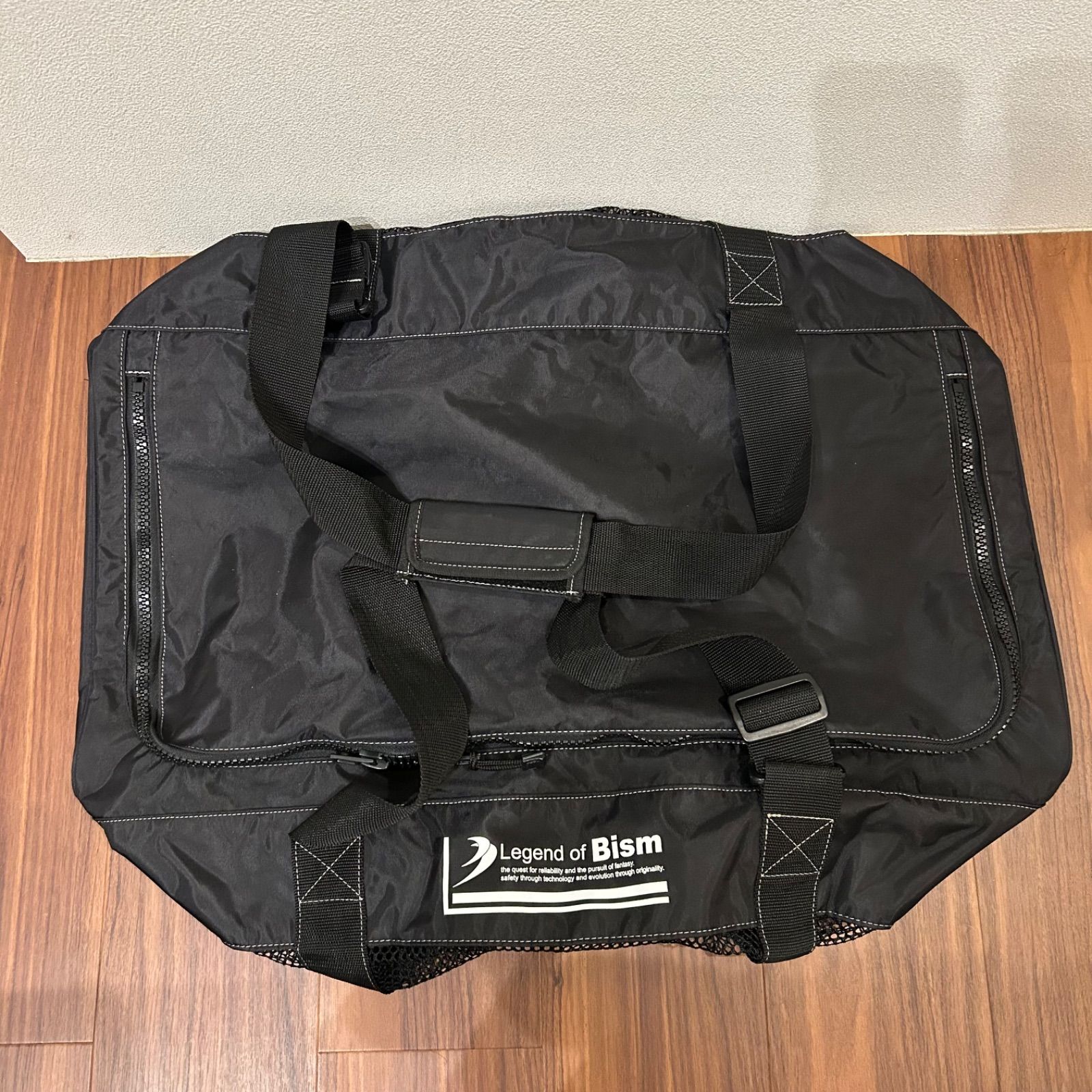 極美品 Bism ビーイズム ダイビング メッシュバッグ