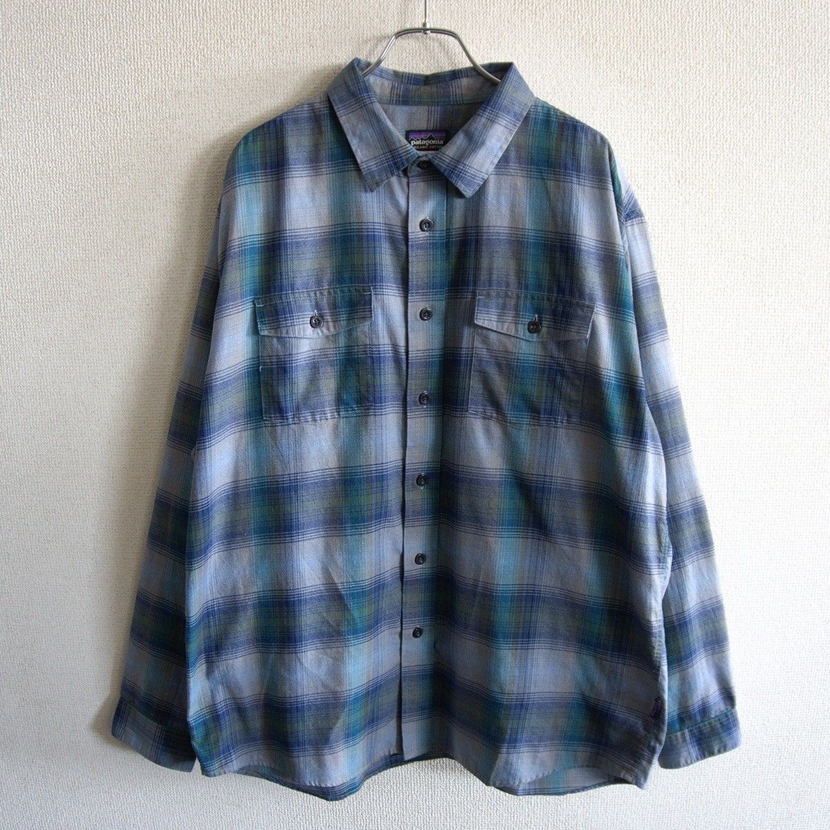 【美品】PATAGONIA【ロングスリーブ チェック シャツ 53856FA14】 L パタゴニア 長袖 26070643