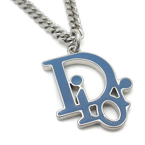 ディオール DIOR オブリーク ペンダント ネックレス �
2000
��ゴ N3202HOMMT D014 ブルー系 超美品