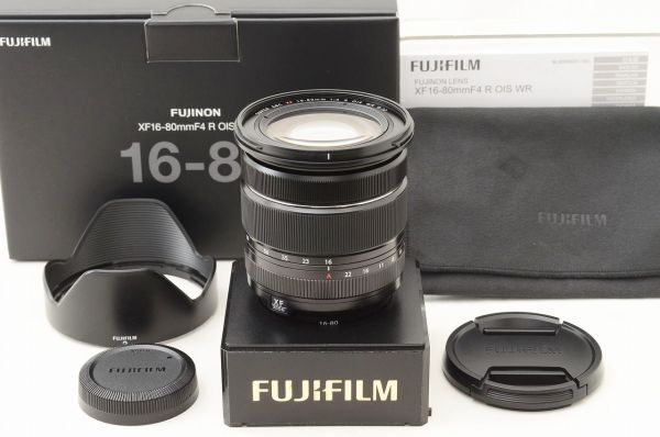 2026/8/19 ☆ 상태 양호 ☆ 후지필름 후지필름 후지논 XF 16-80mm F4 R OIS WR 오리지널 박스 액세서리 26073104