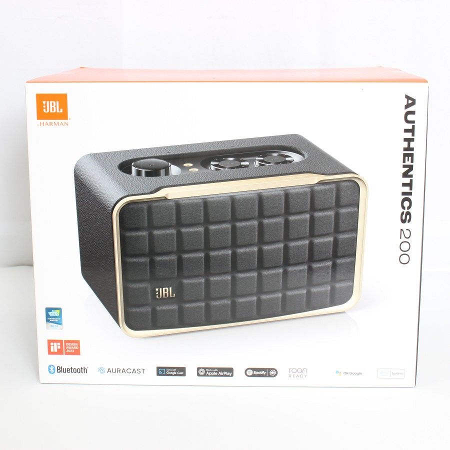 【新品未開封】JBL Authentics 200 AUTH200BK ブラック ワイヤレススピーカー オーセンティックス 本体