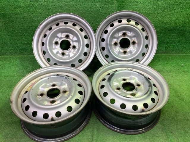 日産 NISSAN 純正 ブルーバード EU14 ホイール スチール シルバー 14インチ 5.5J 4穴 4本 114.3 40300-32R70