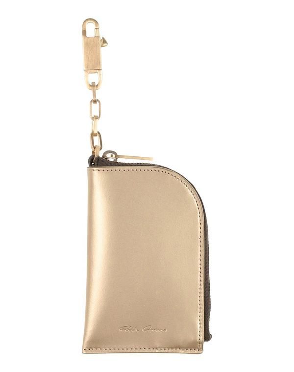 リックオウエンス レディース アクセサリー 財布 RICK OWENS Gold ゴールド