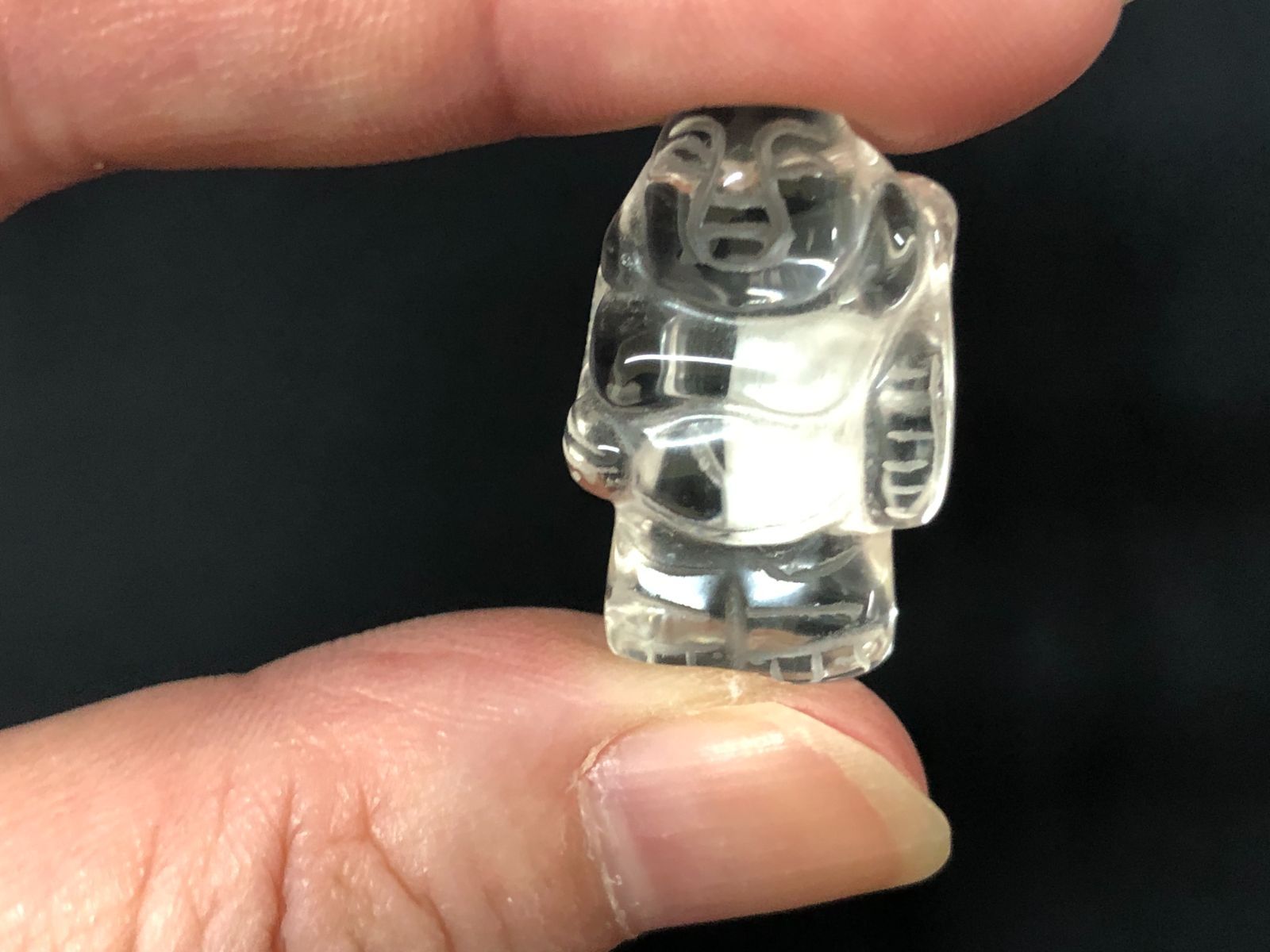 本水晶七福神彫物