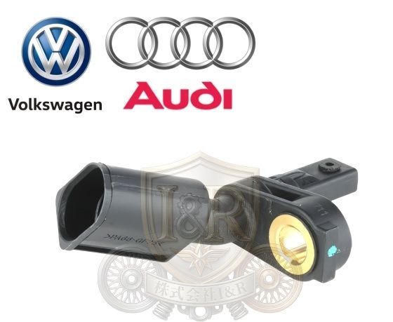 正規優良品 ワーゲン ポロ 9N 6R 6C AW BZ UP アップ 12 BL トゥーラン 5T VW フロント スピードセンサー ABSセンサー 右側 WHT003860B WHT003860 6Q0927804B