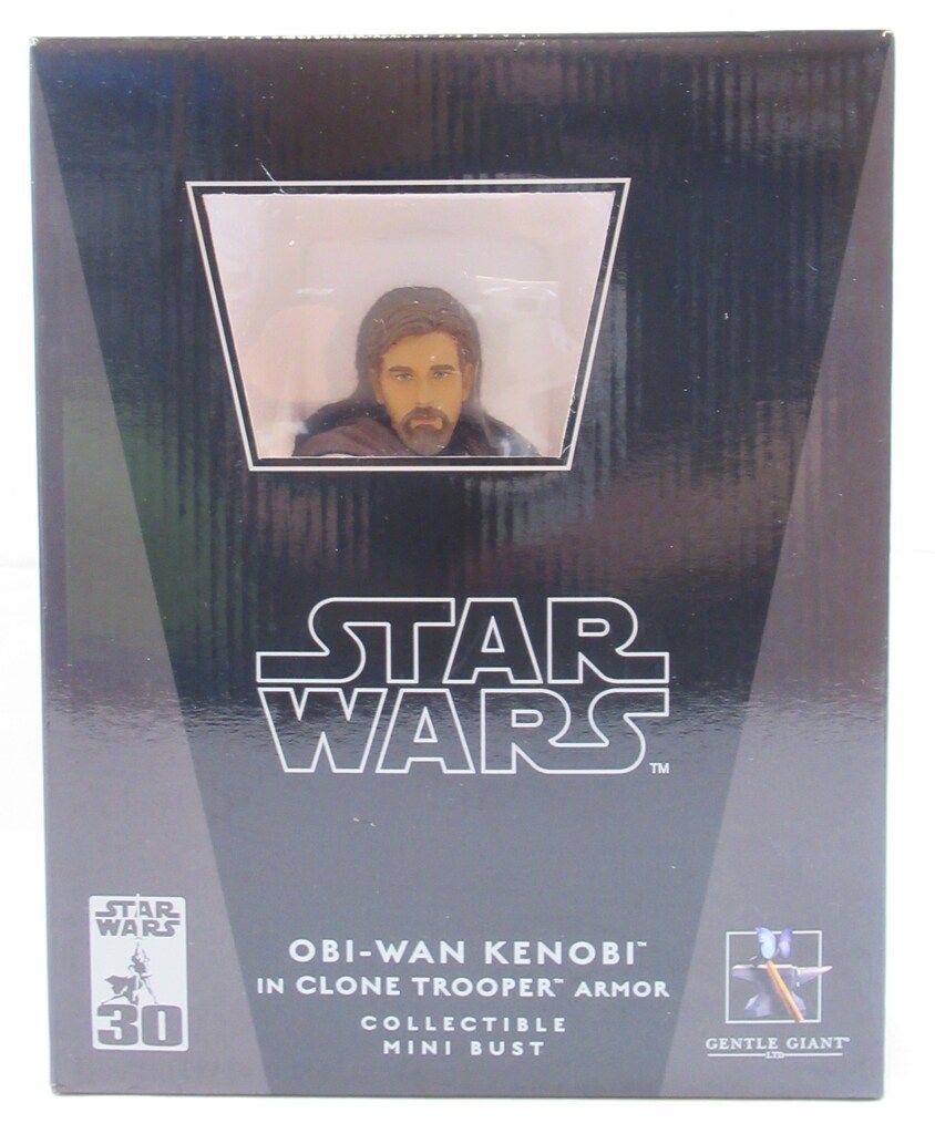 GENTLEGIANT COLLECTIBLE MINI BUST OBI WAN KENOBI / IN CLONE TROOPER ARMOR