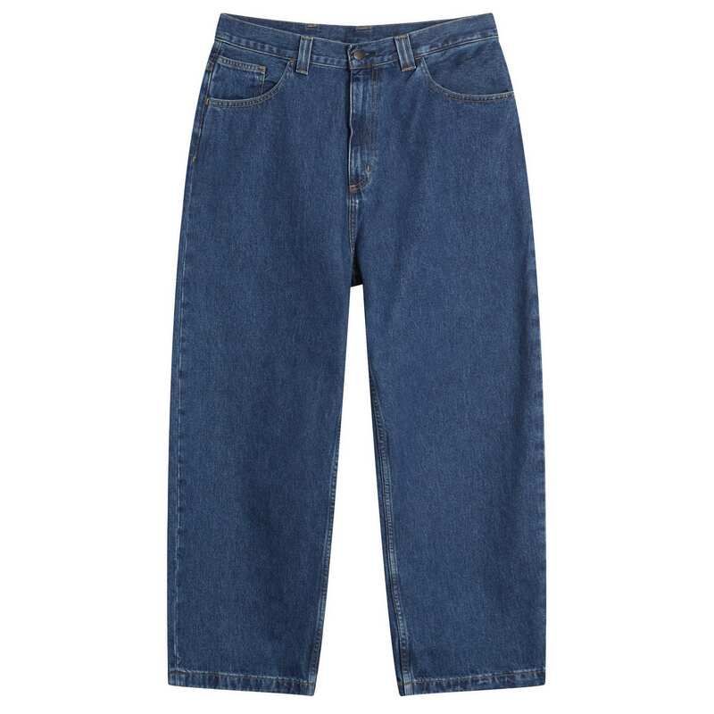 カーハート メンズ ボトムス デニムパンツ ジーンズ Carhartt WIP Brandon Loose Straight Jeans Blue Stone Washed ブルー