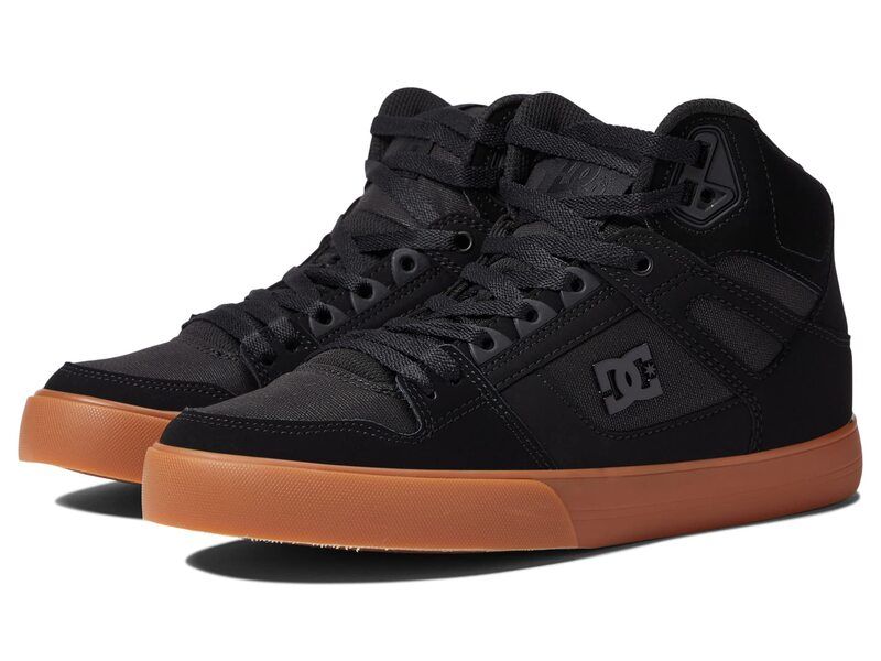 ディーシー メンズ シューズ スニーカー DC Pure HighTop WC BlackGum ブラック