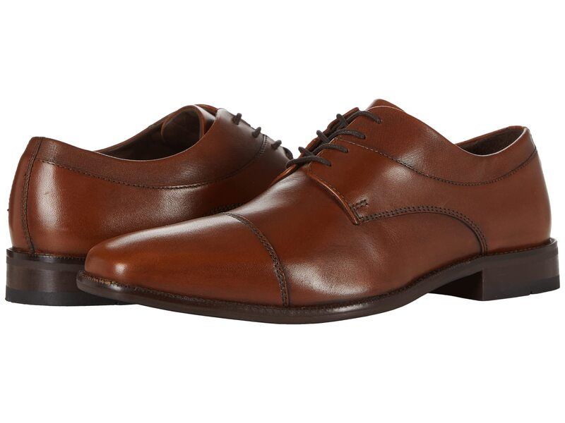 ジョンストンアンドマーフィー メンズ シューズ オックスフォード キャップ Johnston Murphy Archer Cap Toe Cognac