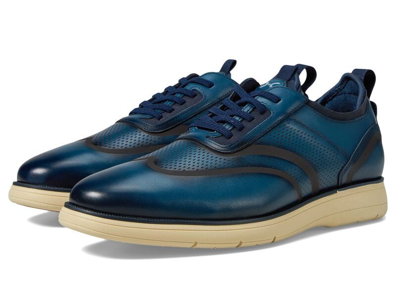 ステイシーアダムス メンズ シューズ スニーカー レース Stacy Adams Edgewood Wing Tip Elastic Lace Blue ブルー