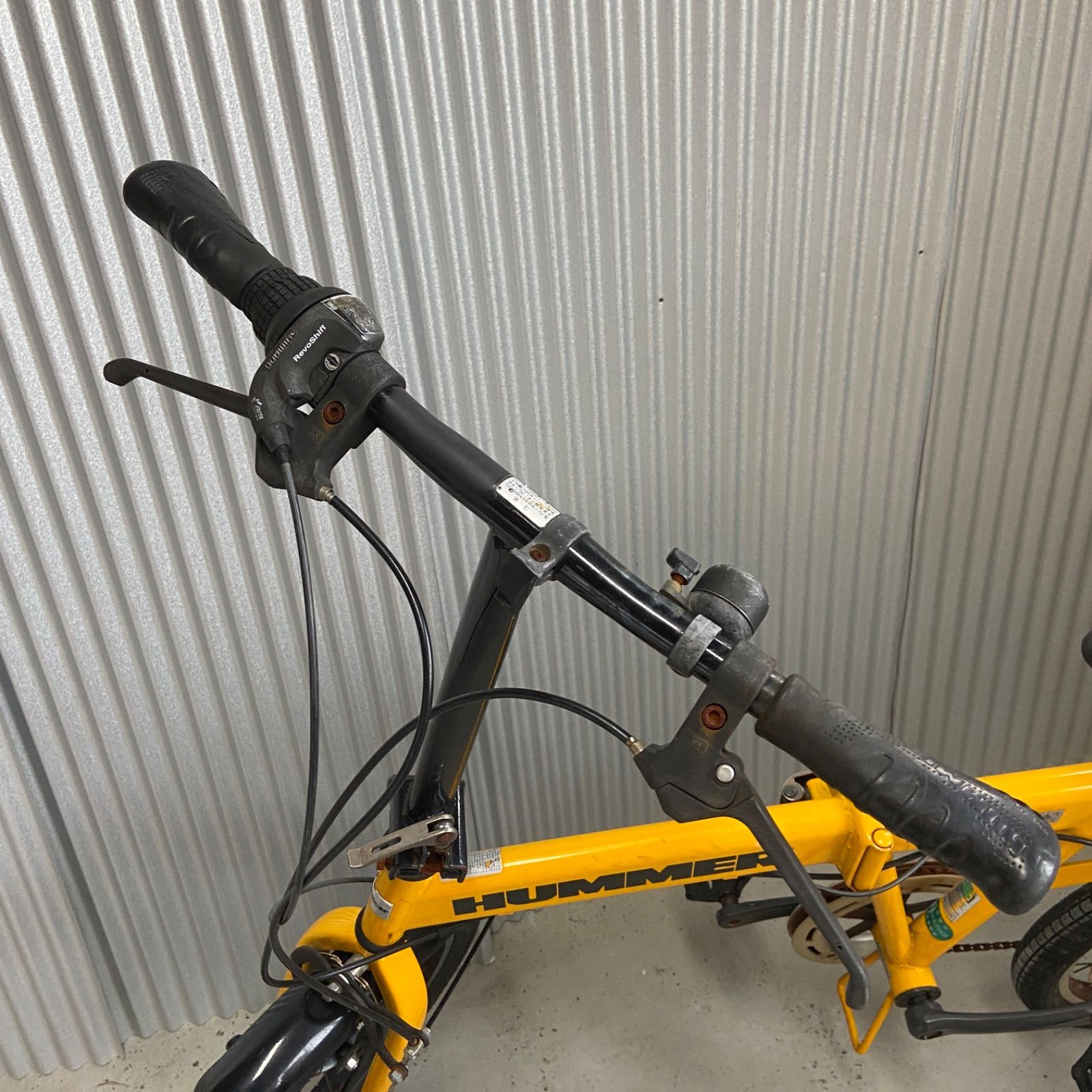 自転車 【引取限定】HUMMER ハマー 20インチ 折りたたみ自転車 6段変速