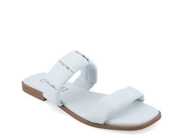 ジュルネ コレクション レディース シューズ サンダル Journee Collection Pegie Sandal Light Denim Blue デニム 10,212円