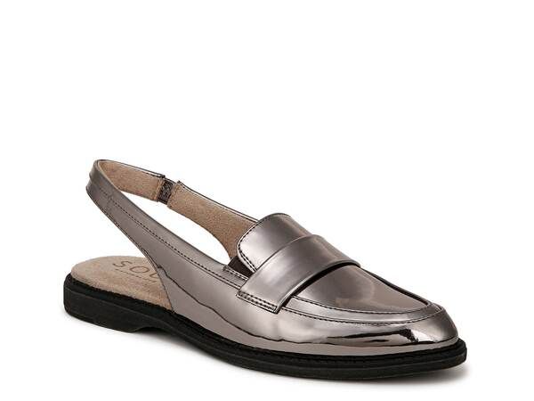ソウルニュトライザー レディース シューズ スリッポン・ローファー SOUL Naturalizer Yeah Loafer Pewter ピューター