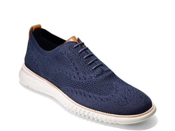コールハーン メンズ シューズ オックスフォード ウィングチップ Cole Haan 2ZeroGrand StitchLite Wingtip Oxford Navy ネイビー