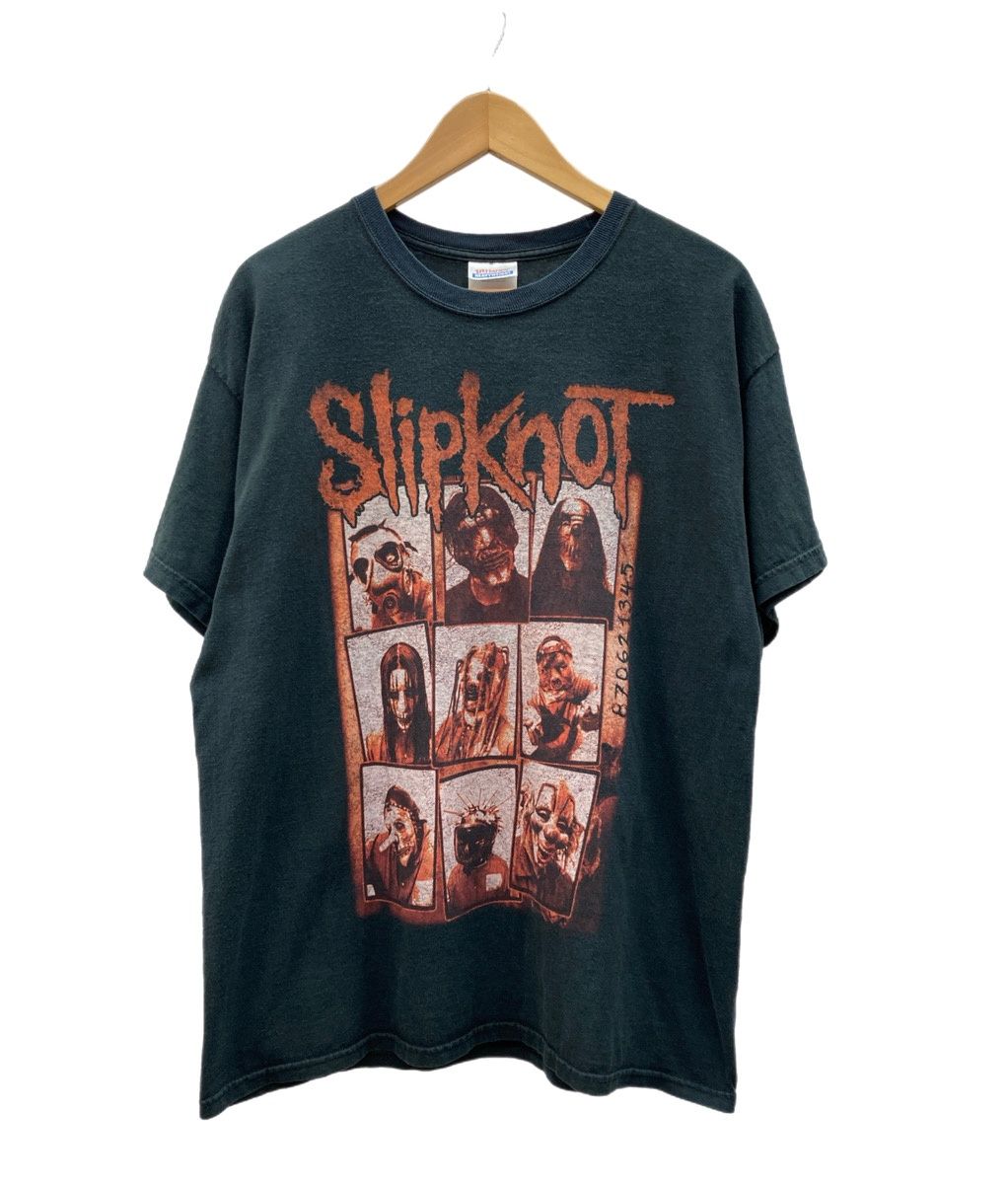 バンド band 00s 00年代 Slipknot スリップノット バンT Hanes 両面