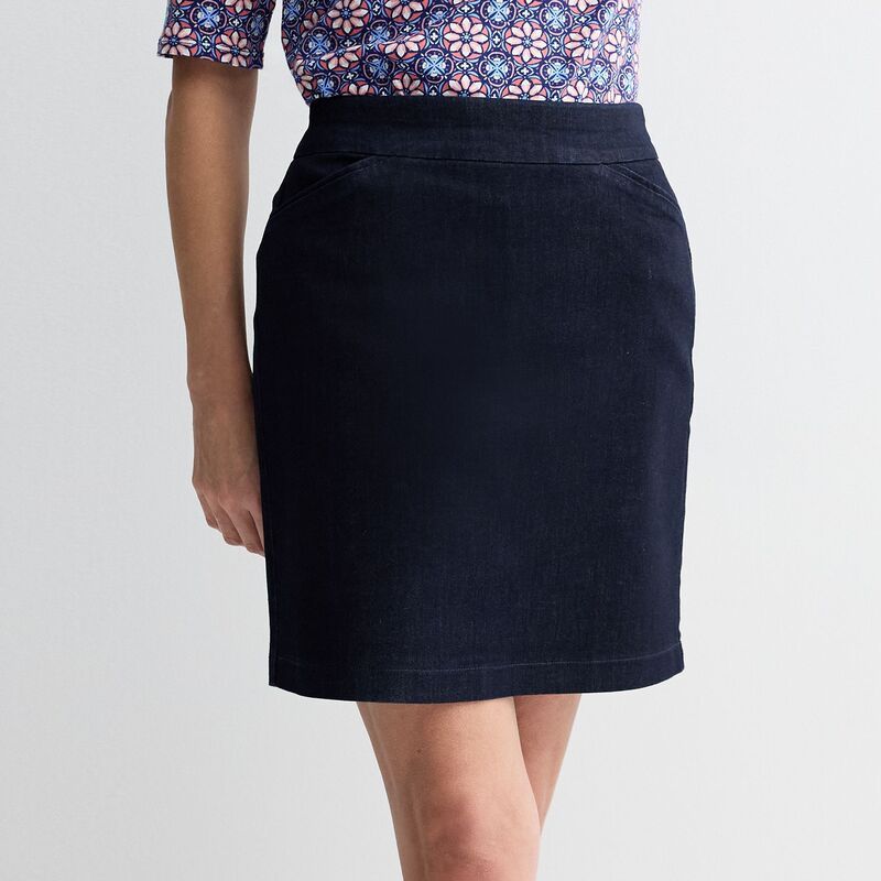 クロフト＆バロー レディース ボトムスカート Womens Croft Barrow Effortlesstretch Skort Rinse Wash