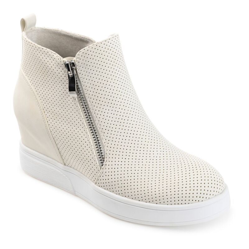 ジュルネ コレクション レディース シューズ スニーカー Journee Collection Pennelope Womens Hidden Wedge Shoes Ivory アイボリー