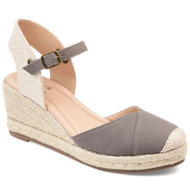 ジュルネ コレクション レディース シューズ サンダル Journee Collection Ashlyn Womens Wedges Gray グレー