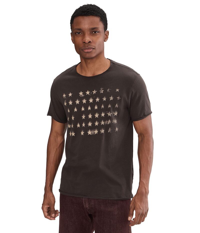 ジョンバルベイトス メンズ トップス シャツ グラフィック John Varvatostars Graphic Tshirt Kg7337s26 Charcoal チャコール 18,855円