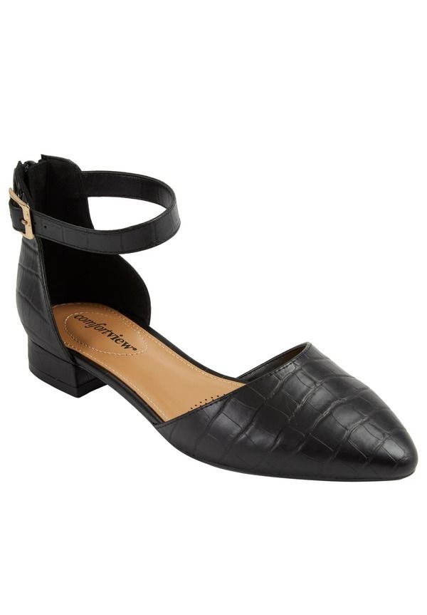 コンフォートビュー レディース シューズ ヒール Comfortview The Loucia Shoe Black ブラック 17,381円