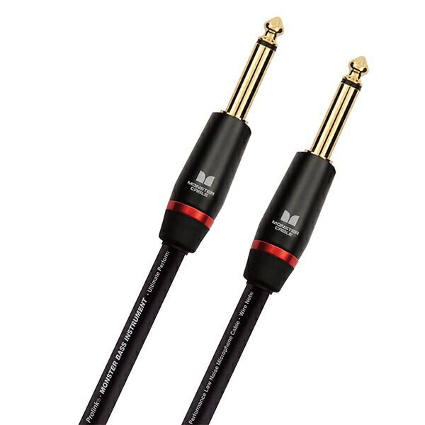 【正規輸入品】 MONSTER CABLE モンスターケーブル M BASS2-21 ベース用シールド ストレート-ストレート 6.4m