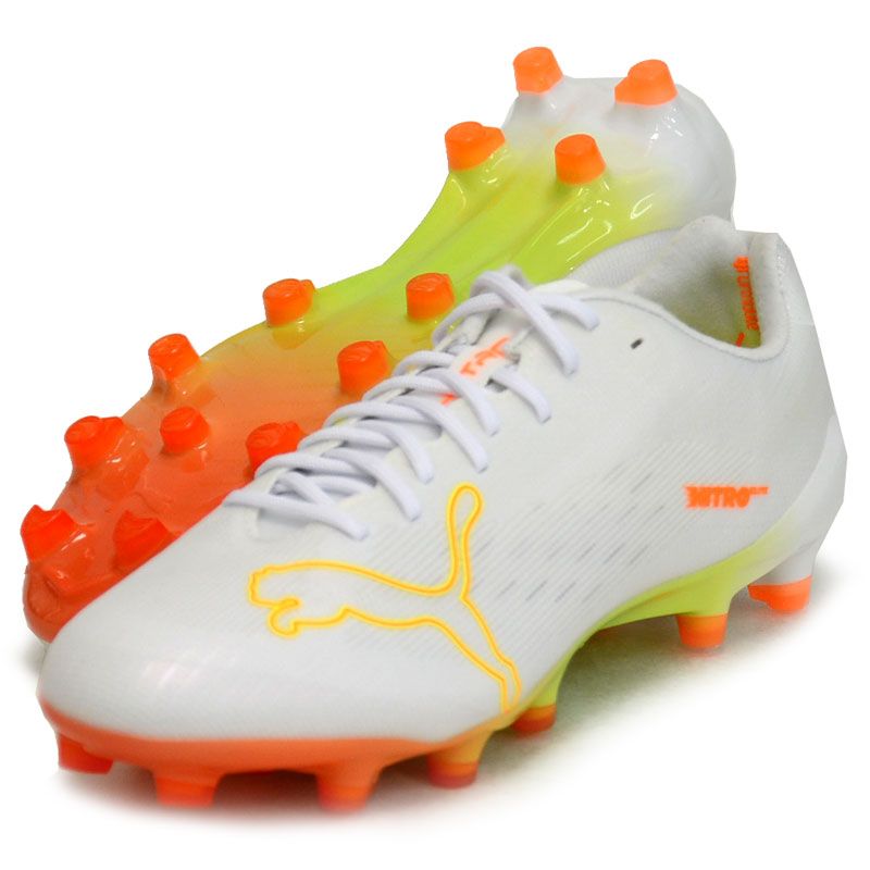 サイズ24cm、プーマ PUMA ウルトラ ニトロ 7 アルティメット WHT HG/AG サッカースパイク ウルトラ 26AW (109384-01)