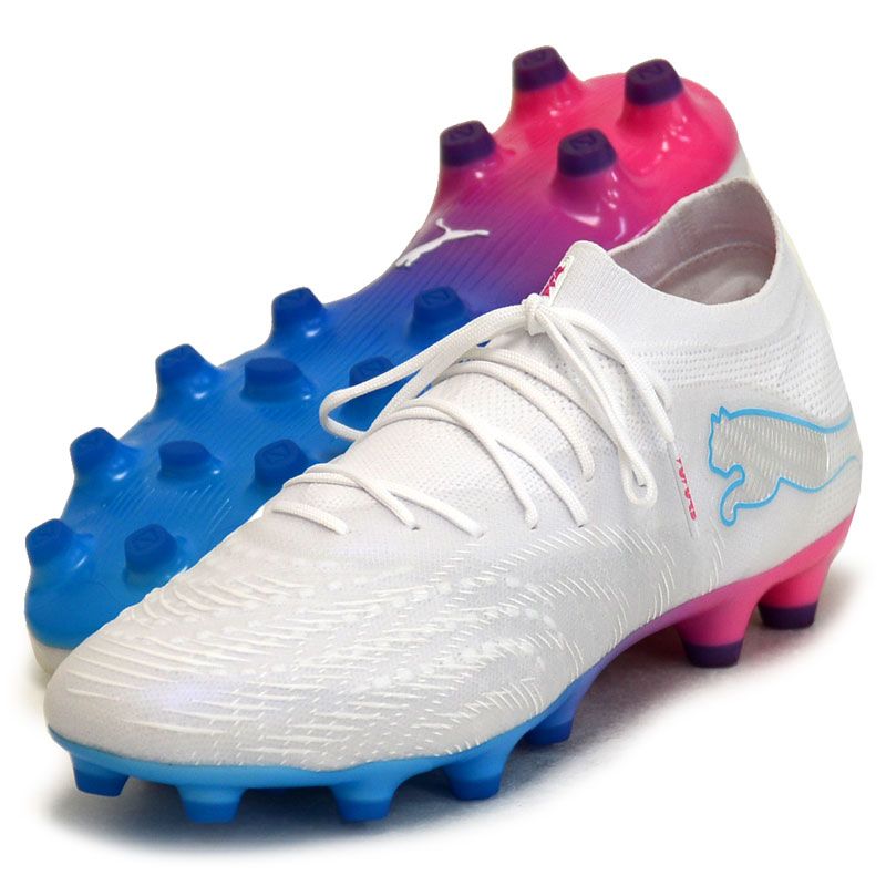 サイズ22cm、プーマ PUMA フューチャー 9 アルティメット WHT HG/AG サッカースパイク フューチャー 26AW (109377-01)