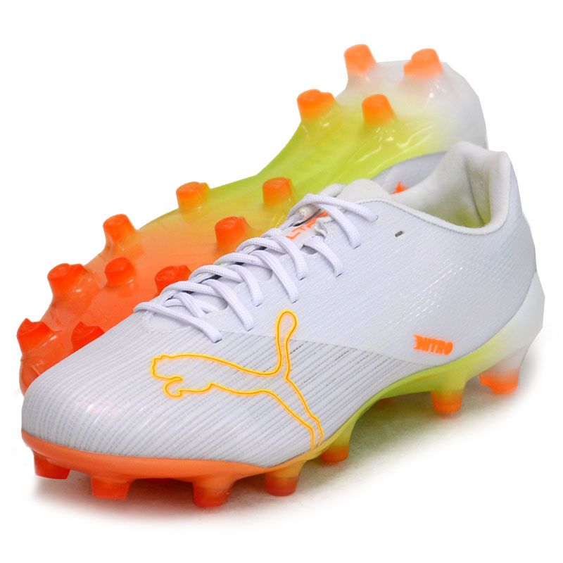 サイズ25cm、プーマ PUMA ウルトラ ニトロ 7 プロ WHT HG/AG サッカースパイク ウルトラ 26AW (109386-01)
