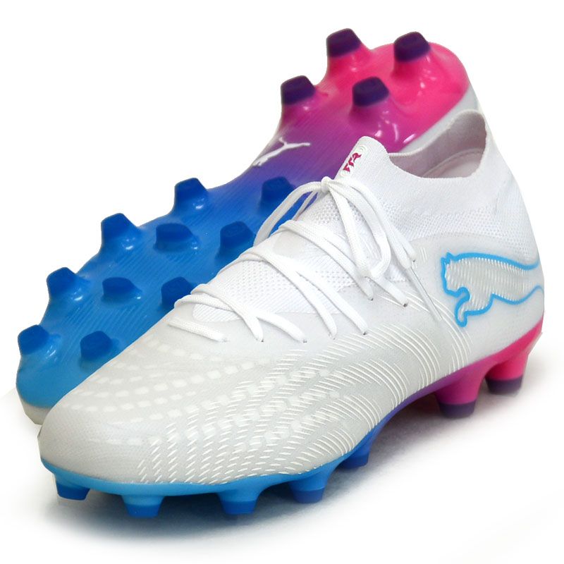 サイズ22.5cm、プーマ PUMA フューチャー 9 プロ WHT HG/AG サッカースパイク フューチャー 26AW (109379-01)