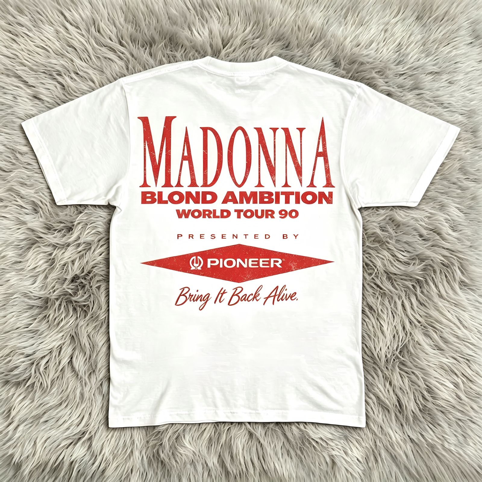 Madonna マドンナ バンドTシャツ バンT ホワイト S/M/L/XL Madonna01
