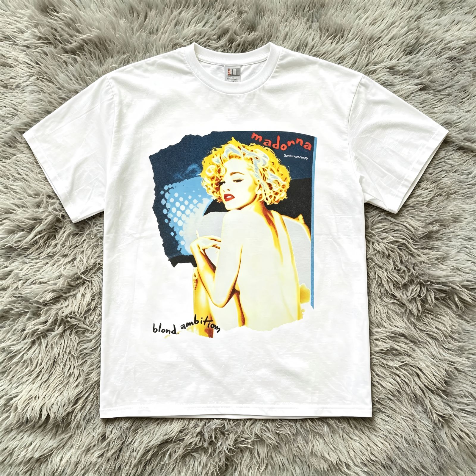 Madonna マドンナ バンドTシャツ バンT ホワイト S/M/L/XL Madonna01